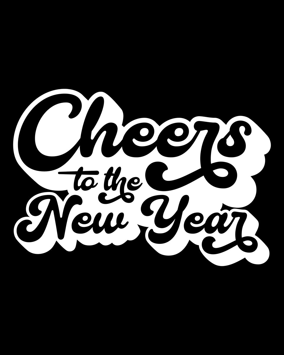 Cheers to The New year DTF Transfer