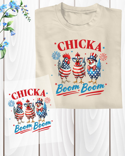 Chicka Boom Boom Heat Transfer for Shirts