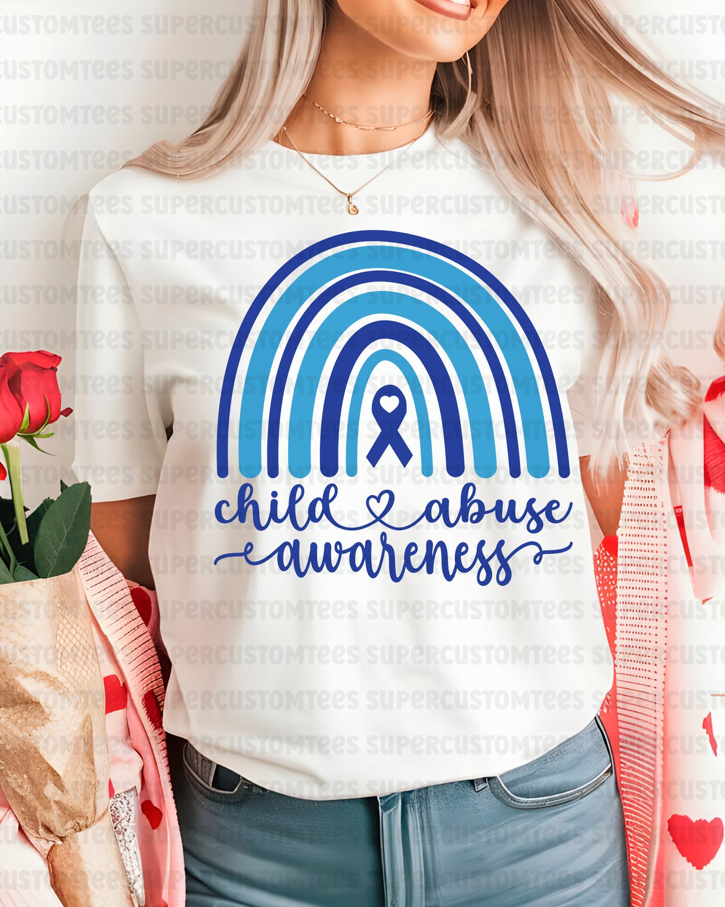 Child Abuse Awareness DTF Transfer Ready to Press