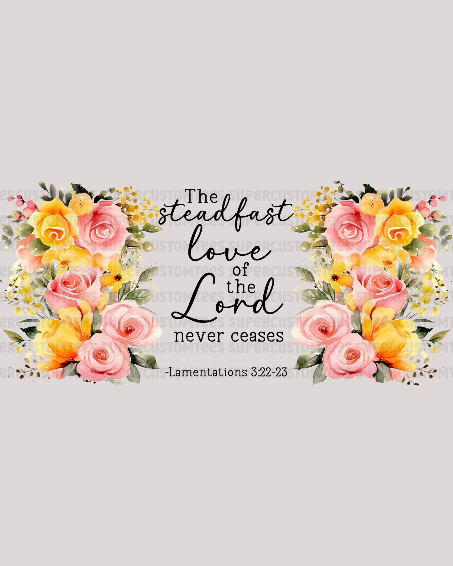 Christian Glass Tumbler UV DTF Wrap Sticker