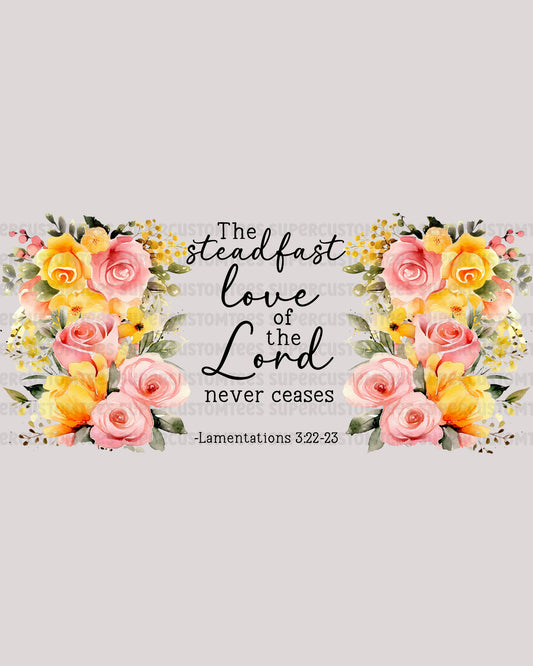 Christian Glass Tumbler UV DTF Wrap Sticker