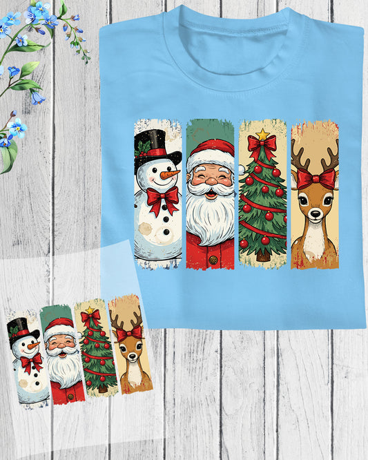 Christmas Coquette Bow Tree DTF Transfer, Holiday Heat Press Design, Xmas Shirt Print, UV DTF Sticker, Retro Christmas Gift