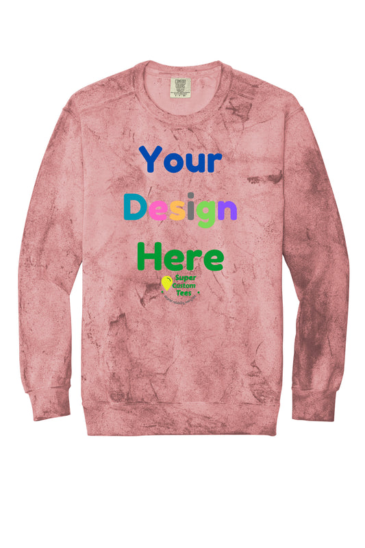 Comfort Colors CC1545 - Unisex Color Blast Crewneck Sweatshirt