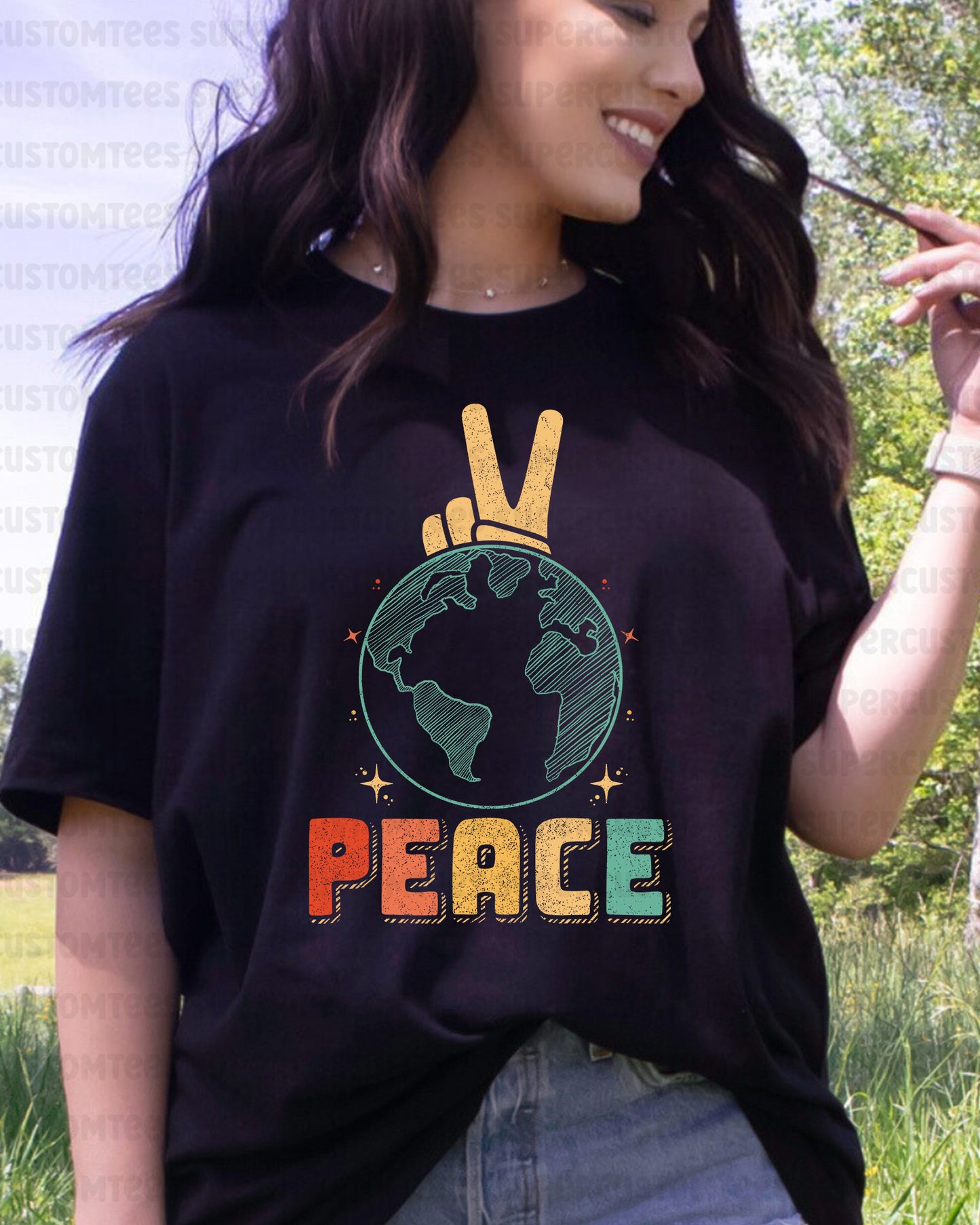 Climate Change Awareness DTF Transfer Ready to Press