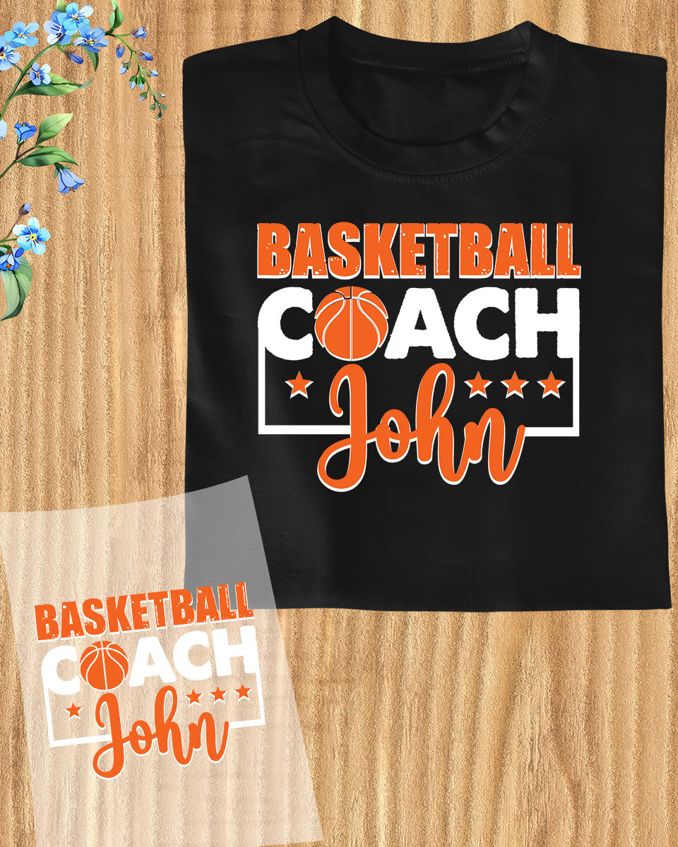 Basketball Coach John DTF Transfer Film