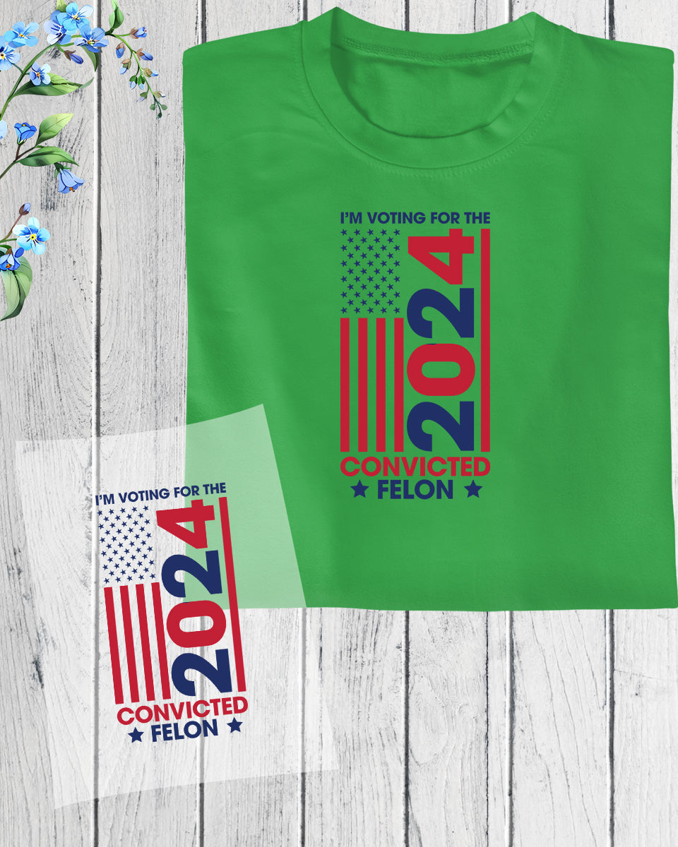 Convicted fallon DTF Transfer Film