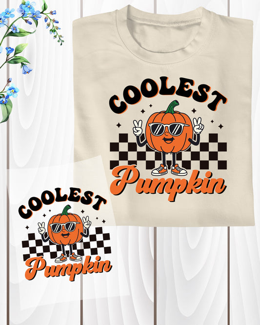 Coolest Pumpkin in the Patch Fall Season DTF Transfer