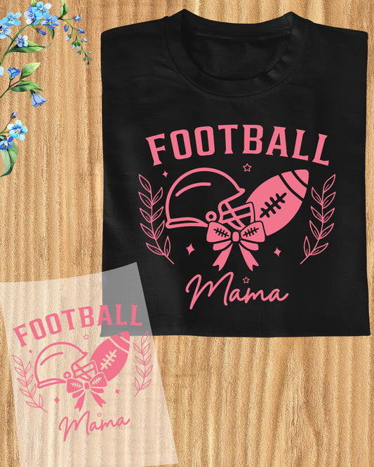 Coquette Football Mama Bow DTF Transfer