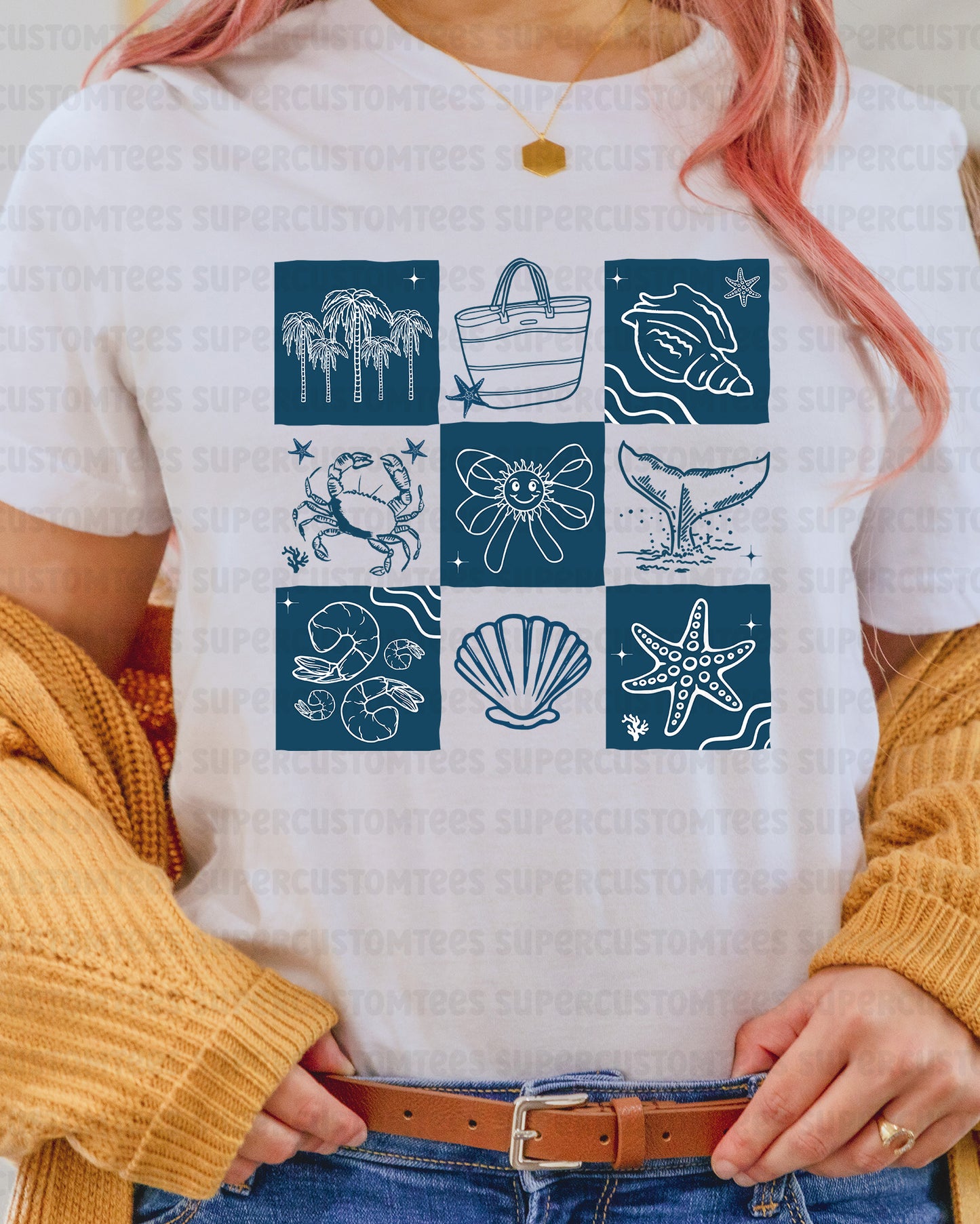 Coquette Seashell DTF Transfer Ready to Press