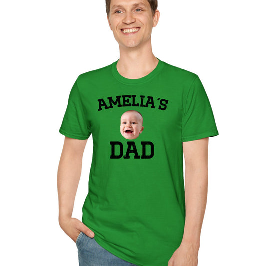 Custom Dad Shirt with Baby Face