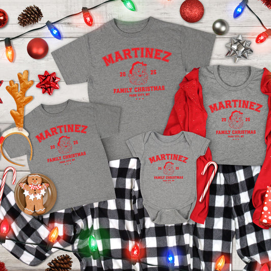 Custom Family Christmas DTF Transfer Ready to Press