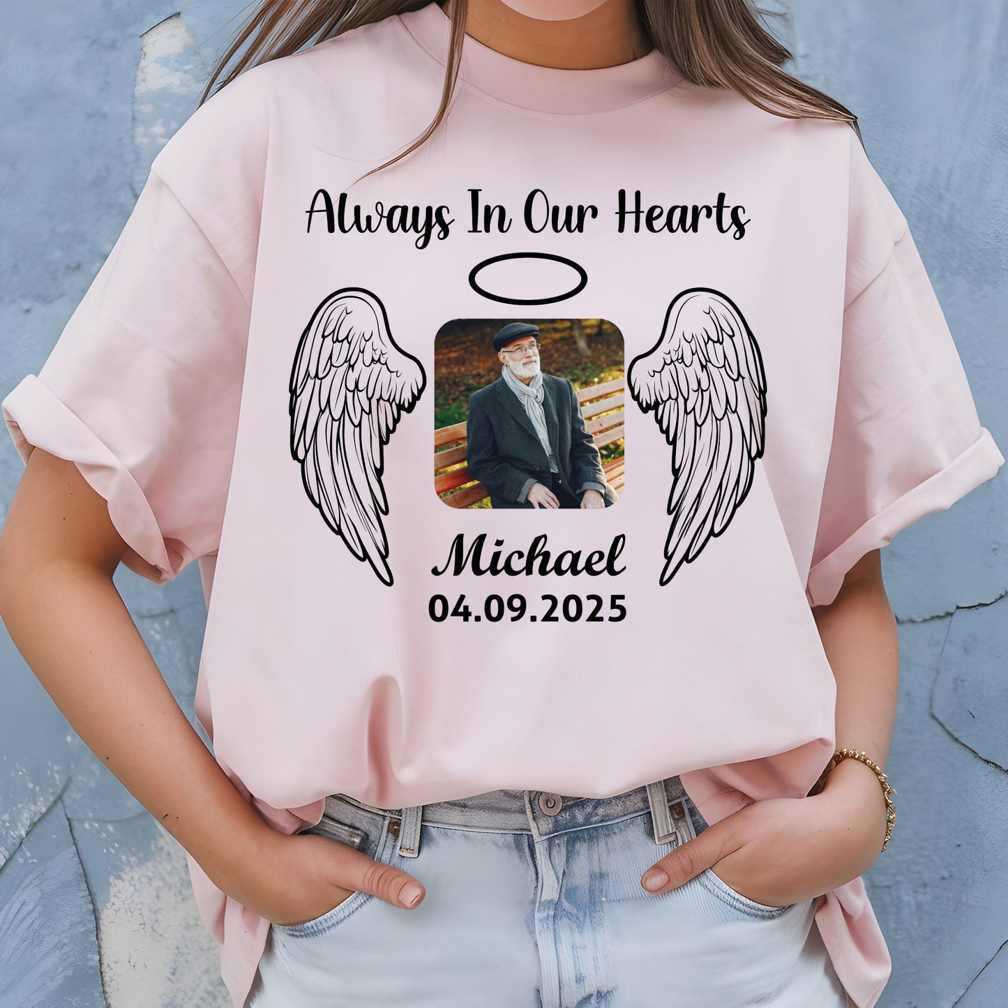 Custom Photo Memorial Shirt, Personalized Remembrance Shirt