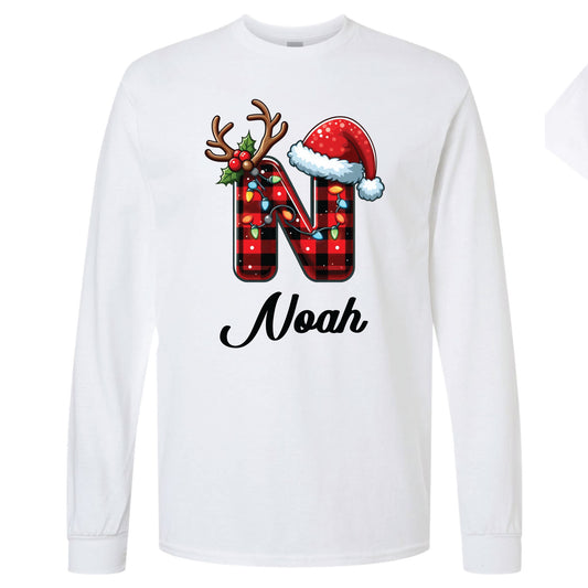 Custom Reindeer Family Christmas T Shirts