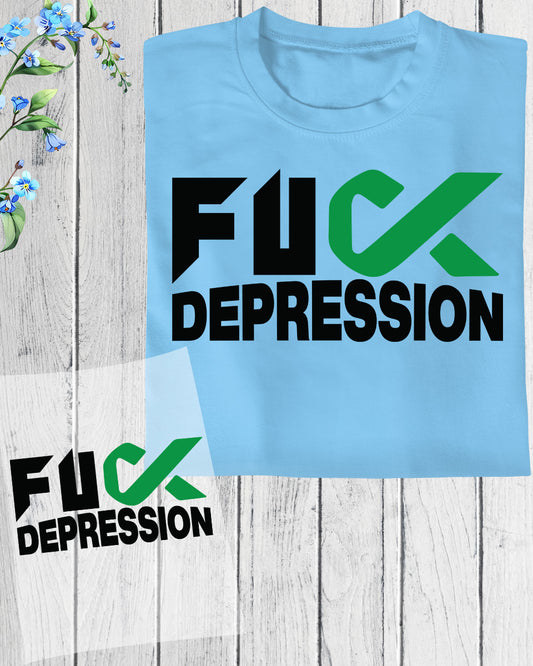 Depression Awareness Heat Transfer for Shirt