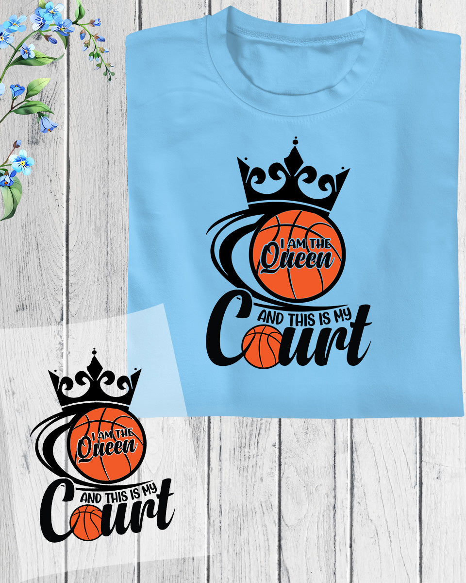 Basketball Queen DTF Transfer Film