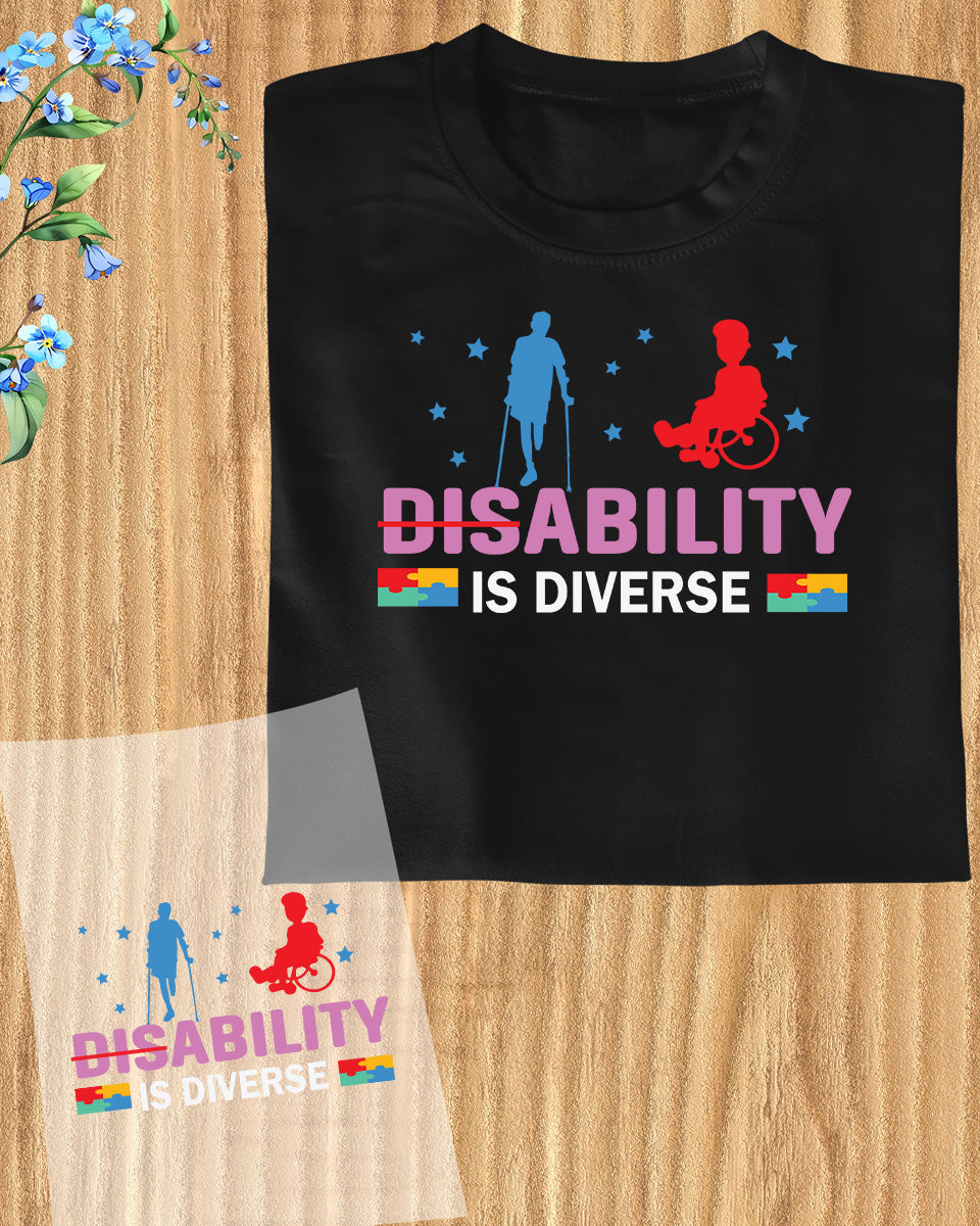 Disability Awareness DTF Transfer Film (Copy)