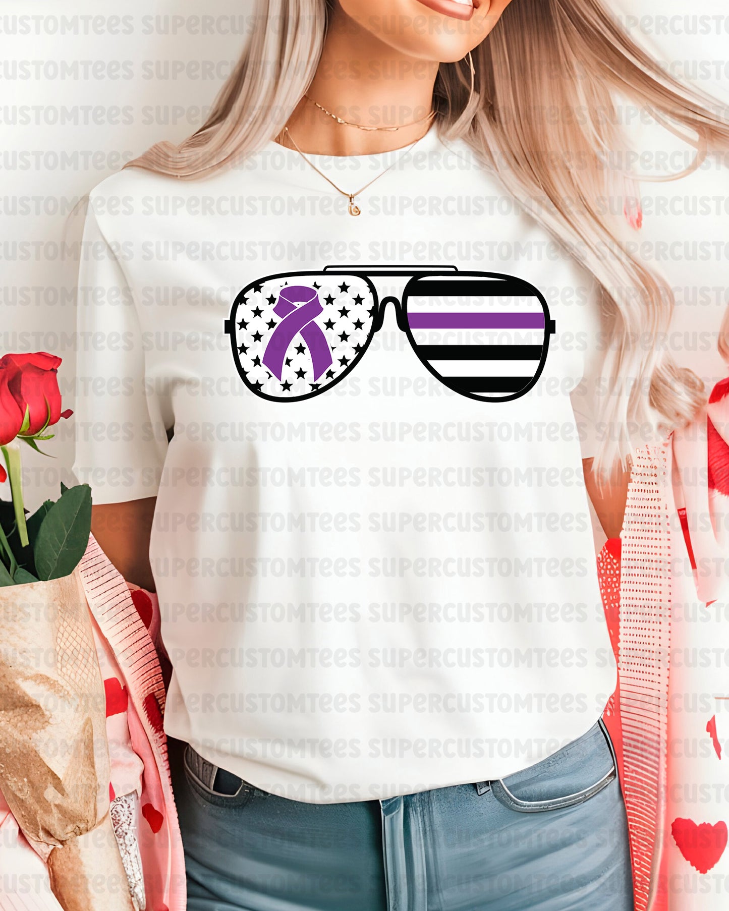 Domestic Violence Awareness DTF Transfer Ready to Press