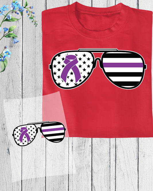 Domestic Violence Awareness DTF Transfer Ready to Press