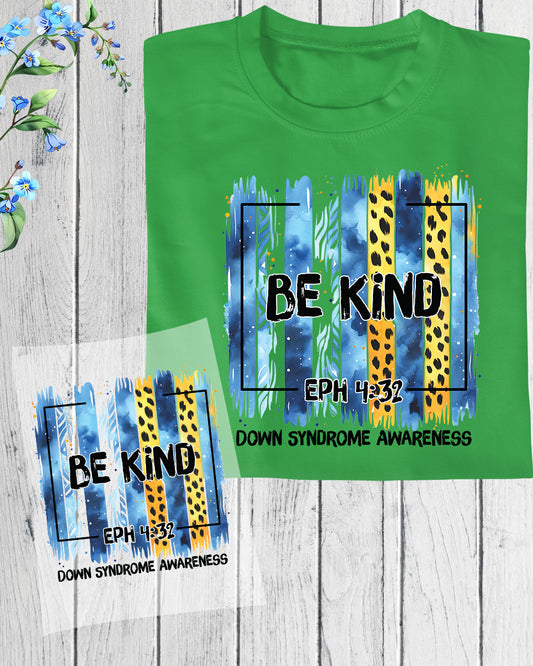 Down Syndrome Awareness DTF Transfer Ready to Press