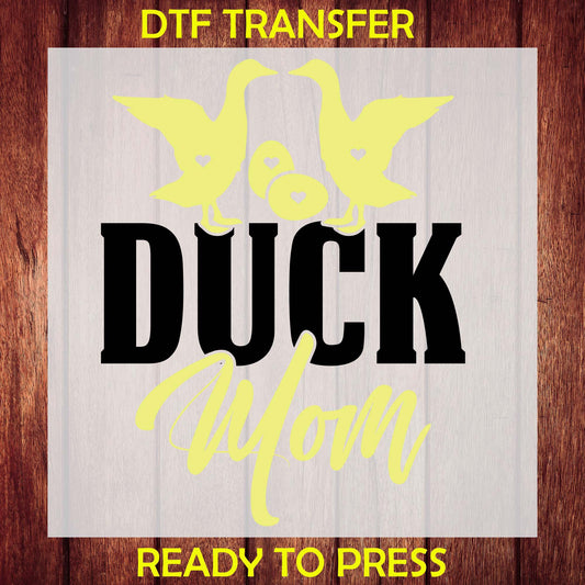 Duck Mom DTF Transfer