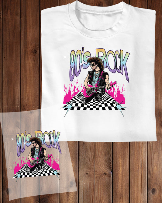 80's Rock DTF Transfer Film