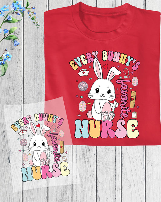 Every Bunnies Favorite Nurse DTF Transfer
