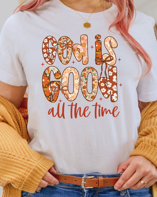 Fall Christian God is Good DTF Transfer