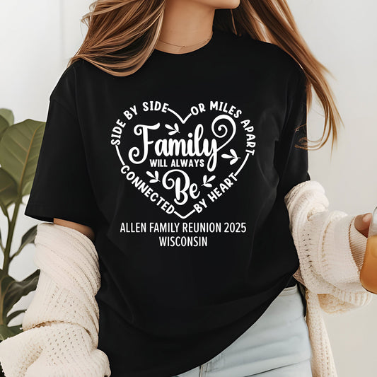 Family Reunion Shirt With Custom Name Date and Destination