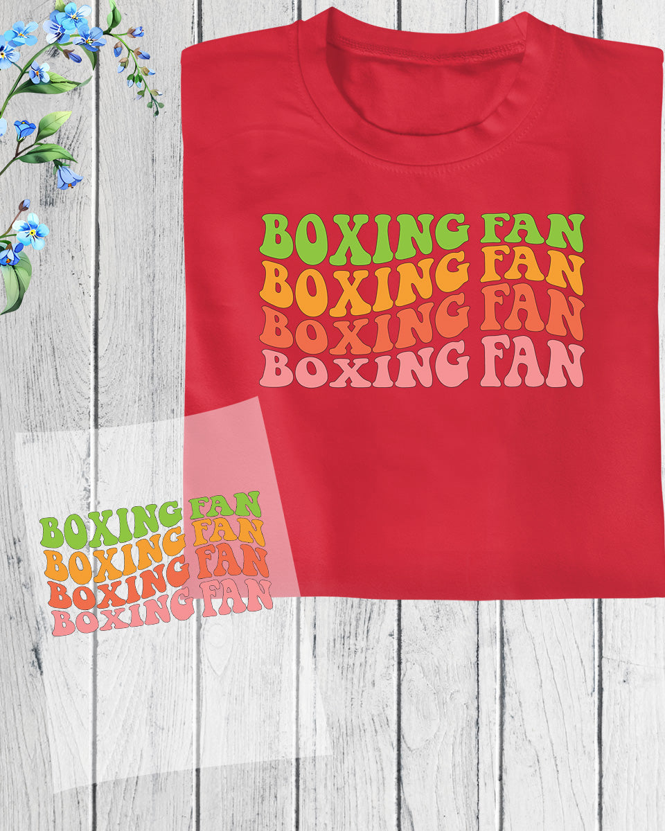 Boxing Fan DTF Transfer Film