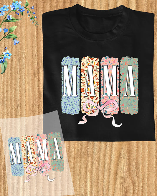 Floral Mama Coquette Bow Mother’s Day DTF Transfer