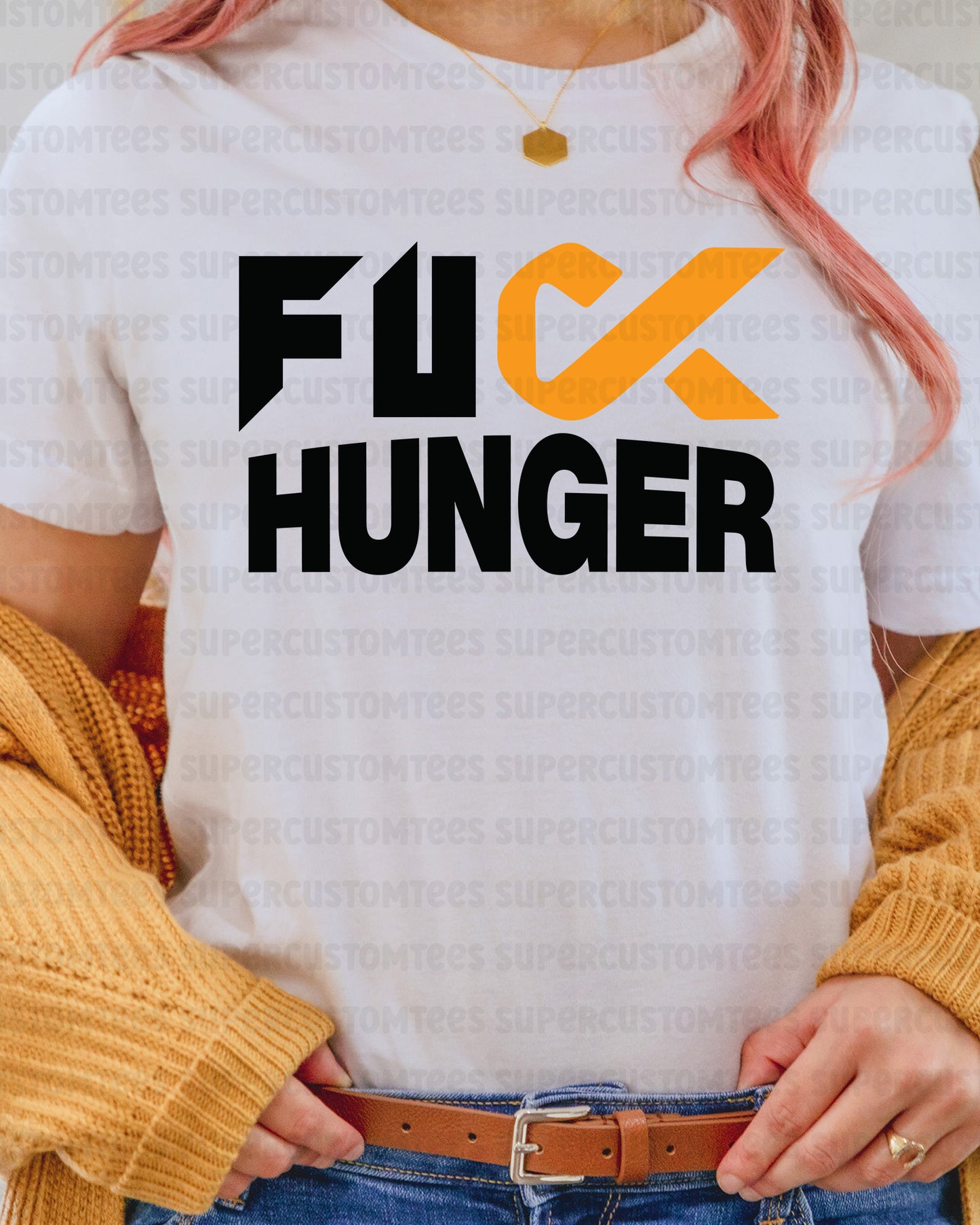 Fuck Hunger Awareness DTF Transfer