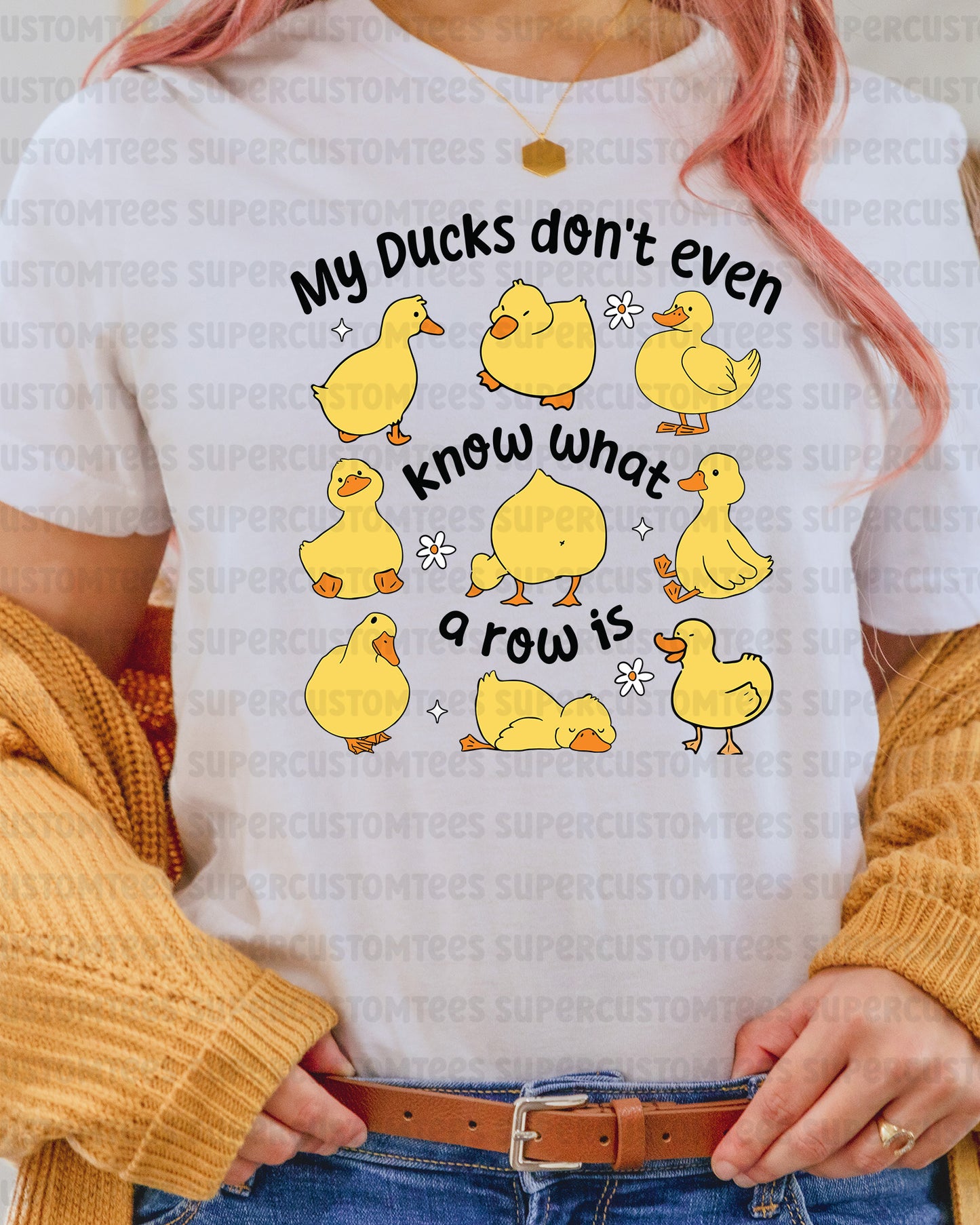 Funny Ducks DTF Transfer Ready to Press