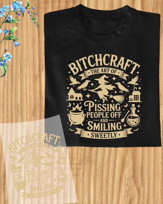 Funny Witch Halloween DTF Transfer