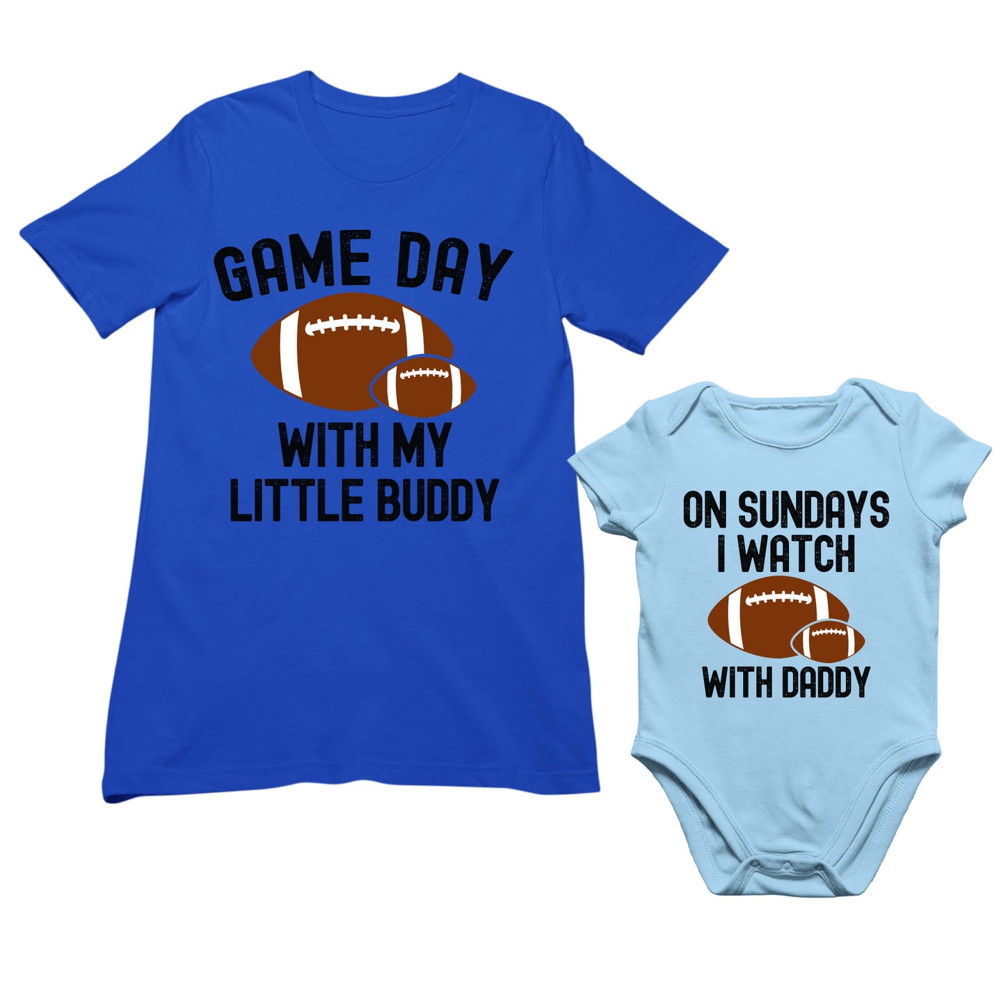 Game Day Dad And Baby Matching Shirt