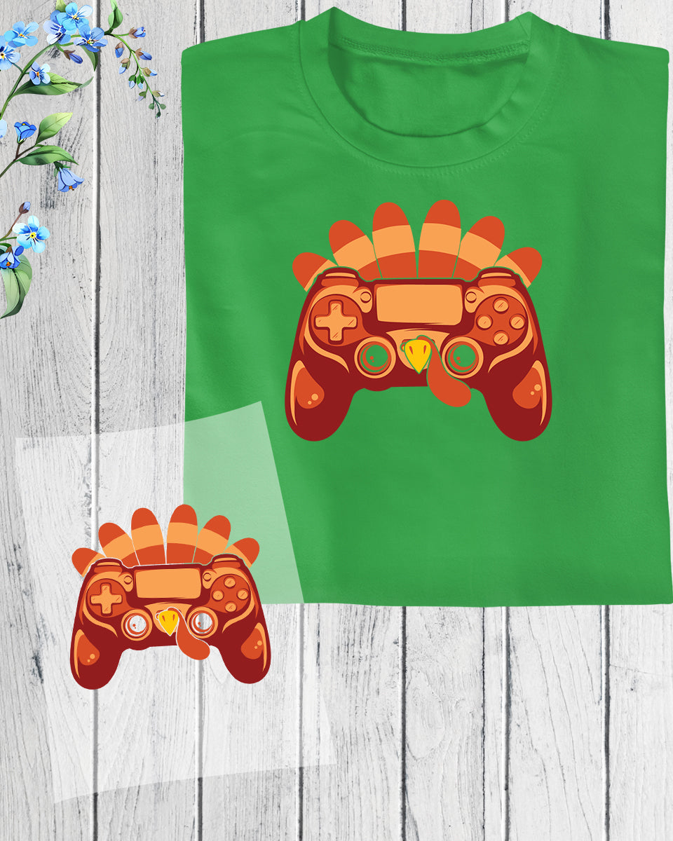 Gamer Thanksgiving DTF Transfer Film