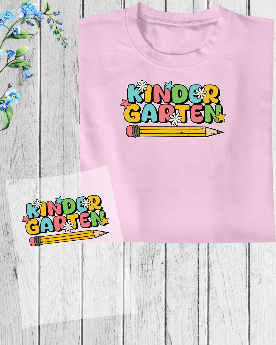 Kindergarten Pencil DTF Transfer Film