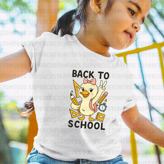 Girls Back to School DTF Transfer Ready to Press