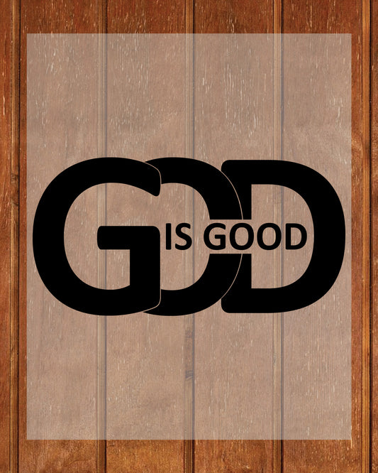 God Is Good Shirt DTF Transfer