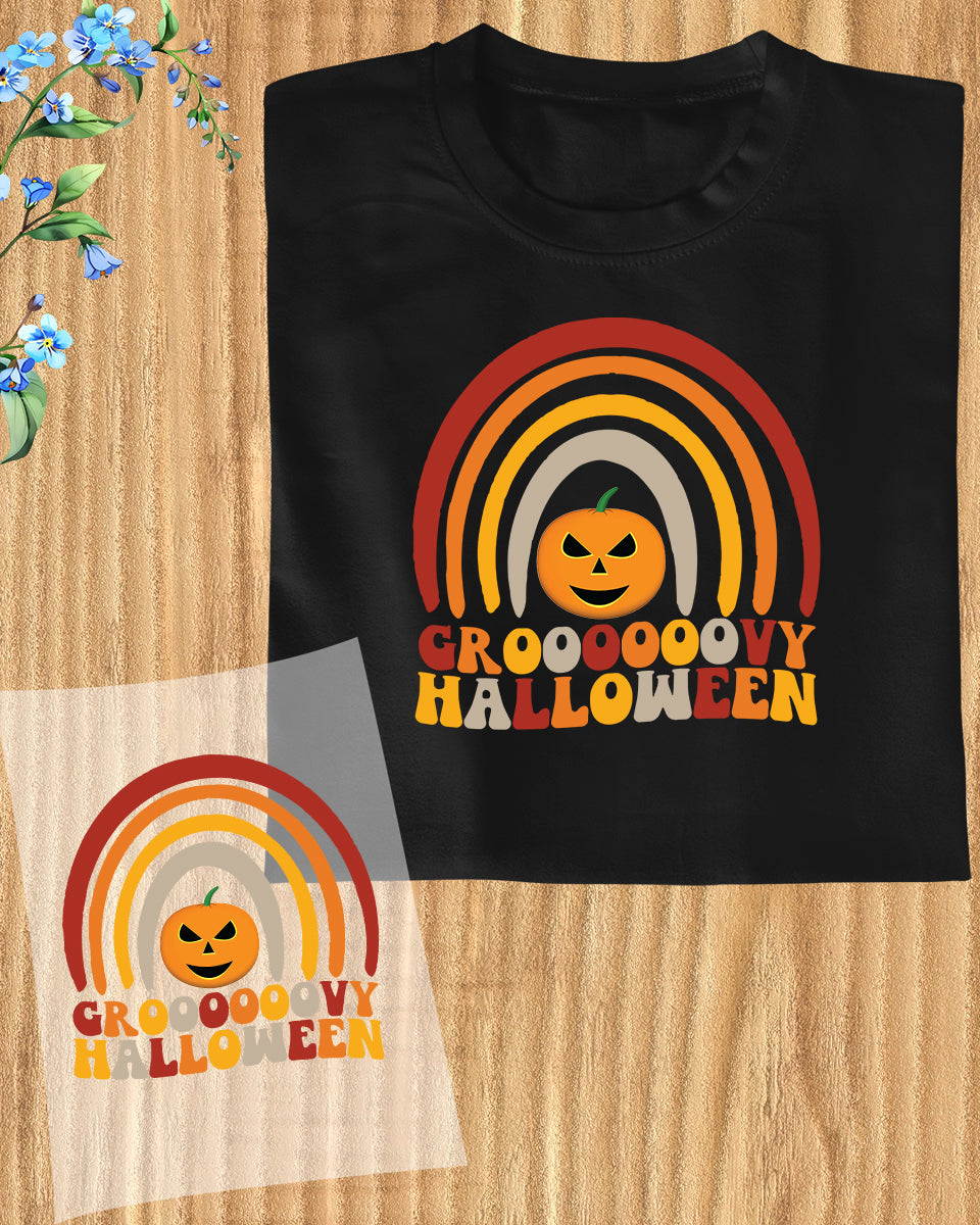 Groovy Halloween DTF Transfer Film
