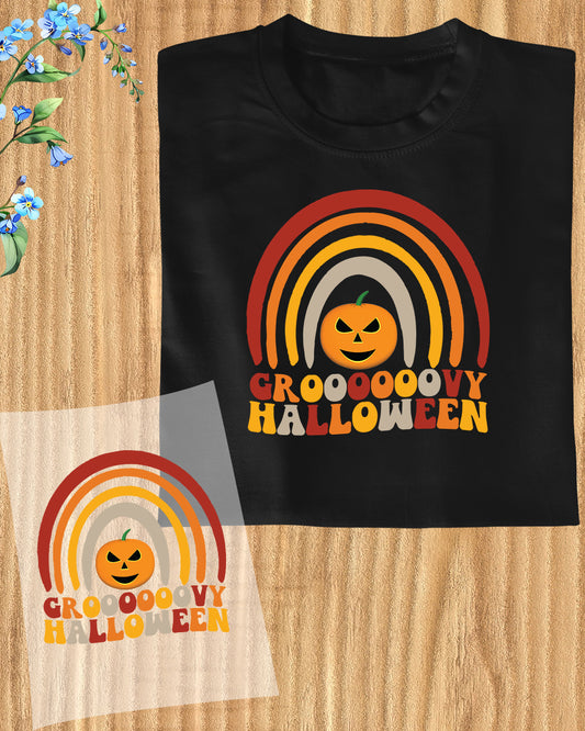 Groovy Halloween DTF Transfer Film
