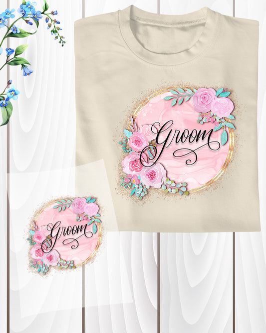 Groom Heat Transfer for Shirts