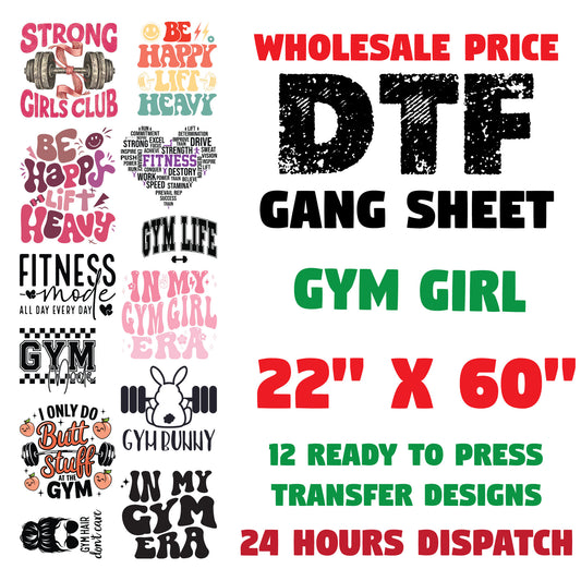 GYM Girl Gang Sheet