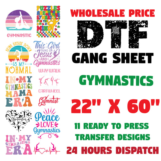 Gymnastics Gang Sheet