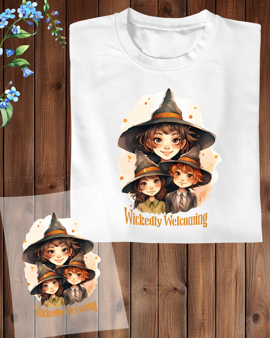 Halloween Wickedly Welcoming Heat Transfer