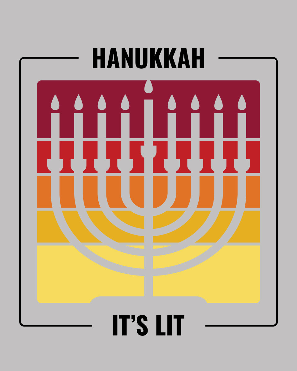 Hanukkah It's Light DTF Transfer Film