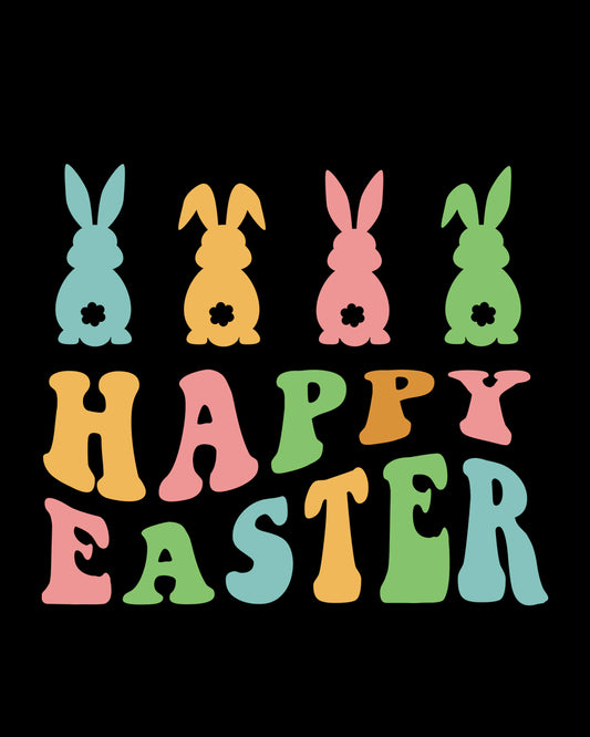 Happy Easter DTF Transfer Film