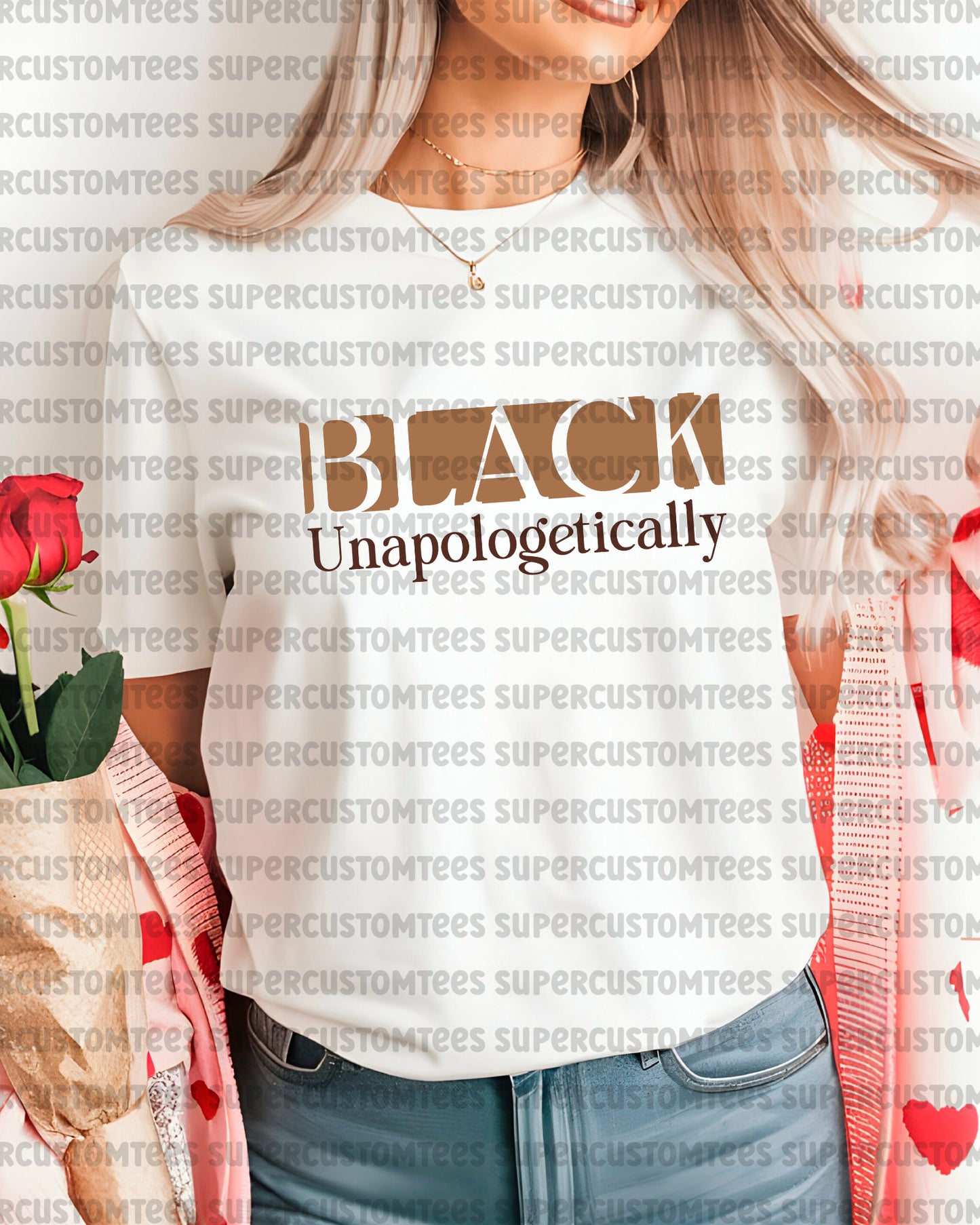 Happy Juneteenth Black Unapologetically DTF Transfer