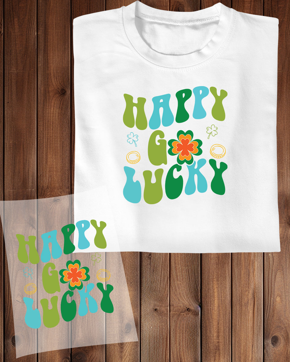 Happy Go Lucky DTF Transfer Film