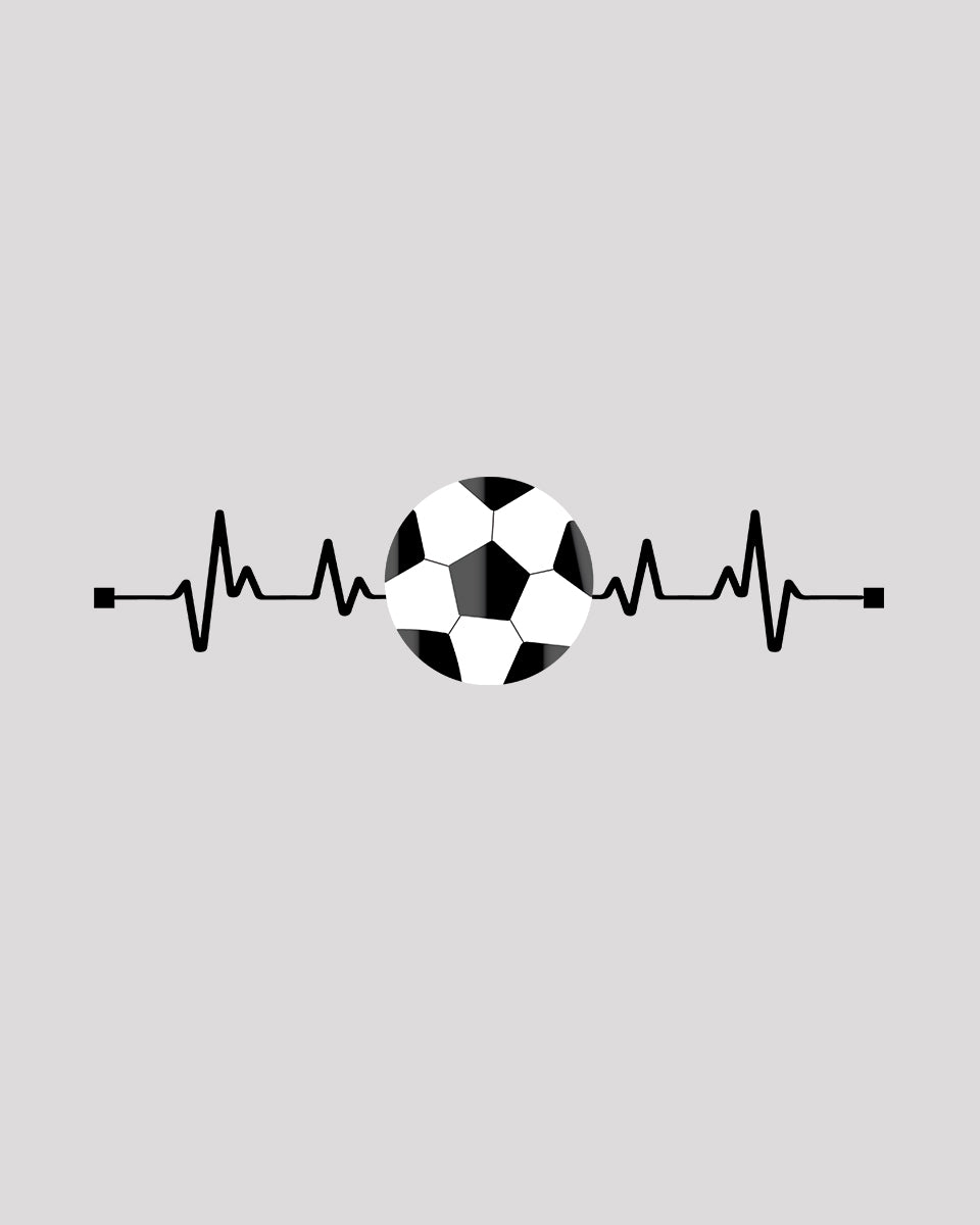 Football Heart DTF Transfer Film