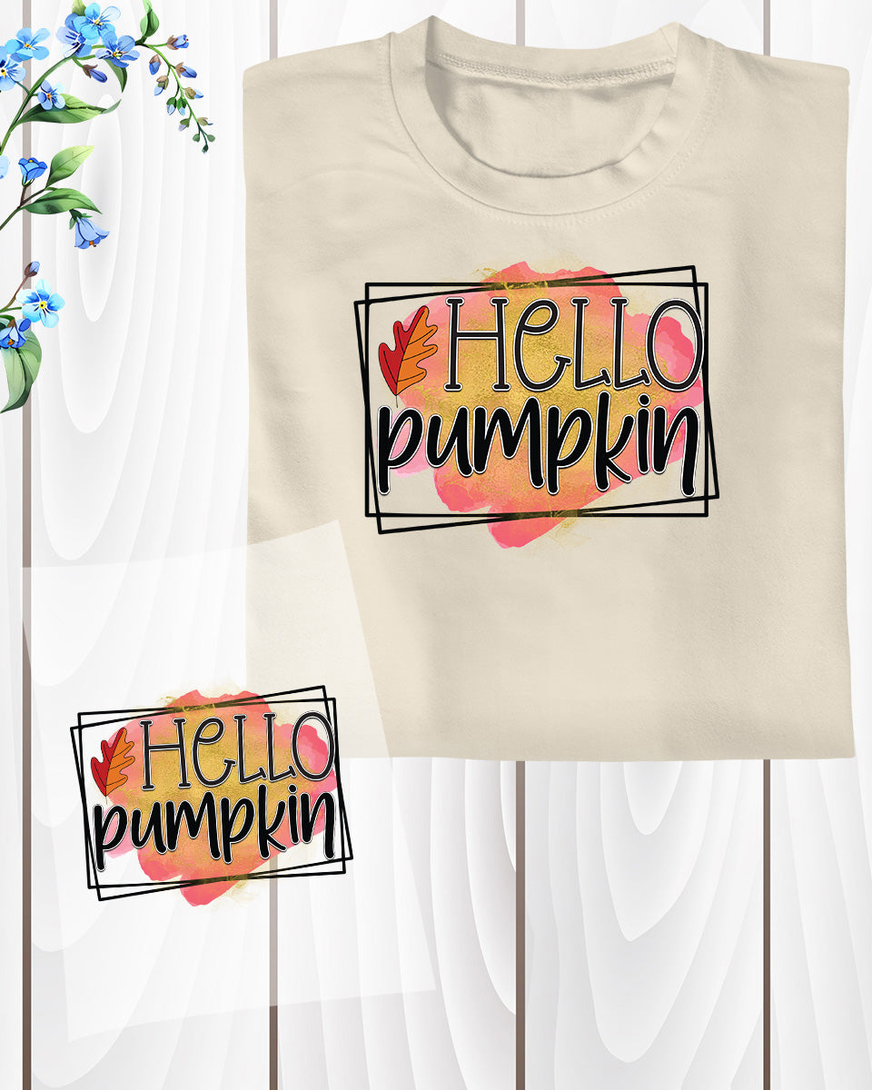 Hello Pumpkin DTF Transfer Film